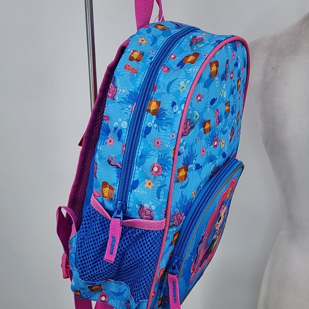 Toddler Girls Blue Mermaid Backpack NWT - Picture 5 of 7